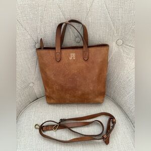 MADEWELL  The Small Transport Crossbody English Saddle Brown Genuine Leather Bag
